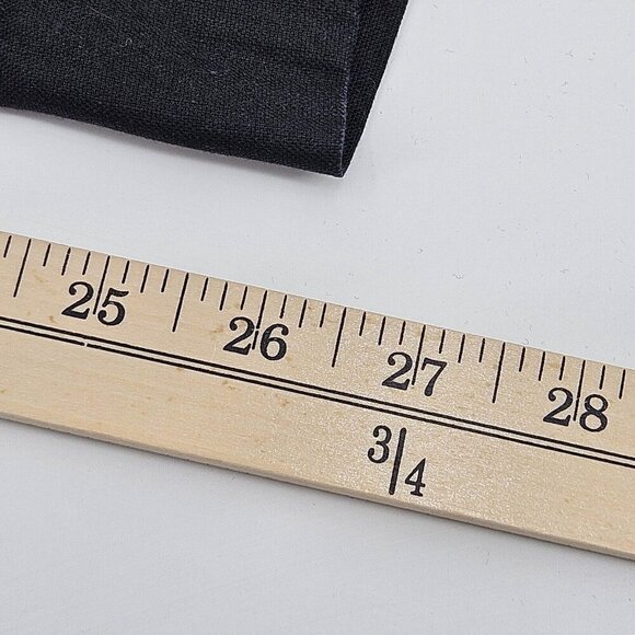 Lafayette 148 Stanton Linen Pants Black Women’s Size 12 Straight Leg Minimalist - Picture 12 of 12